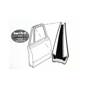 67-72 Chevy/GMC Upper Door Glass Run Channel