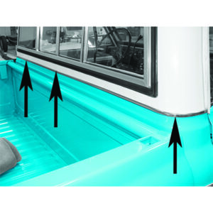 67-72 Chevy/GMC Paint Divider Cab Molding Set