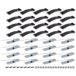 69-72 Chevy/GMC Lower Molding Clip Set (Adhesive/Metal)