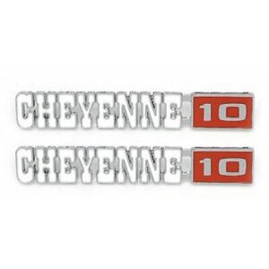 71-72 Chevy Fender Emblems "Cheyenne"