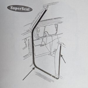 69-72 Chevy Blazer/GMC Jimmy Door Seals