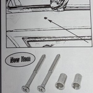 1972 Chevy/GMC Truck Inner to Outer Door Reinforcement Bezel and Screw Kit