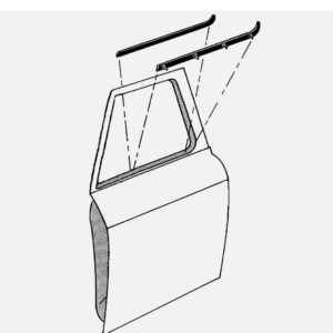 67-72 Chevy/GMC Door Window Anti Rattle Set