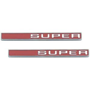 71-72 Chevy/GMC Fender Side Emblems "Super"