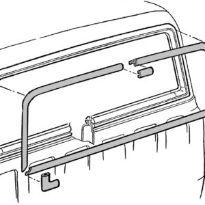 67-72 Chevy/GMC Rear Windshield Molding Set